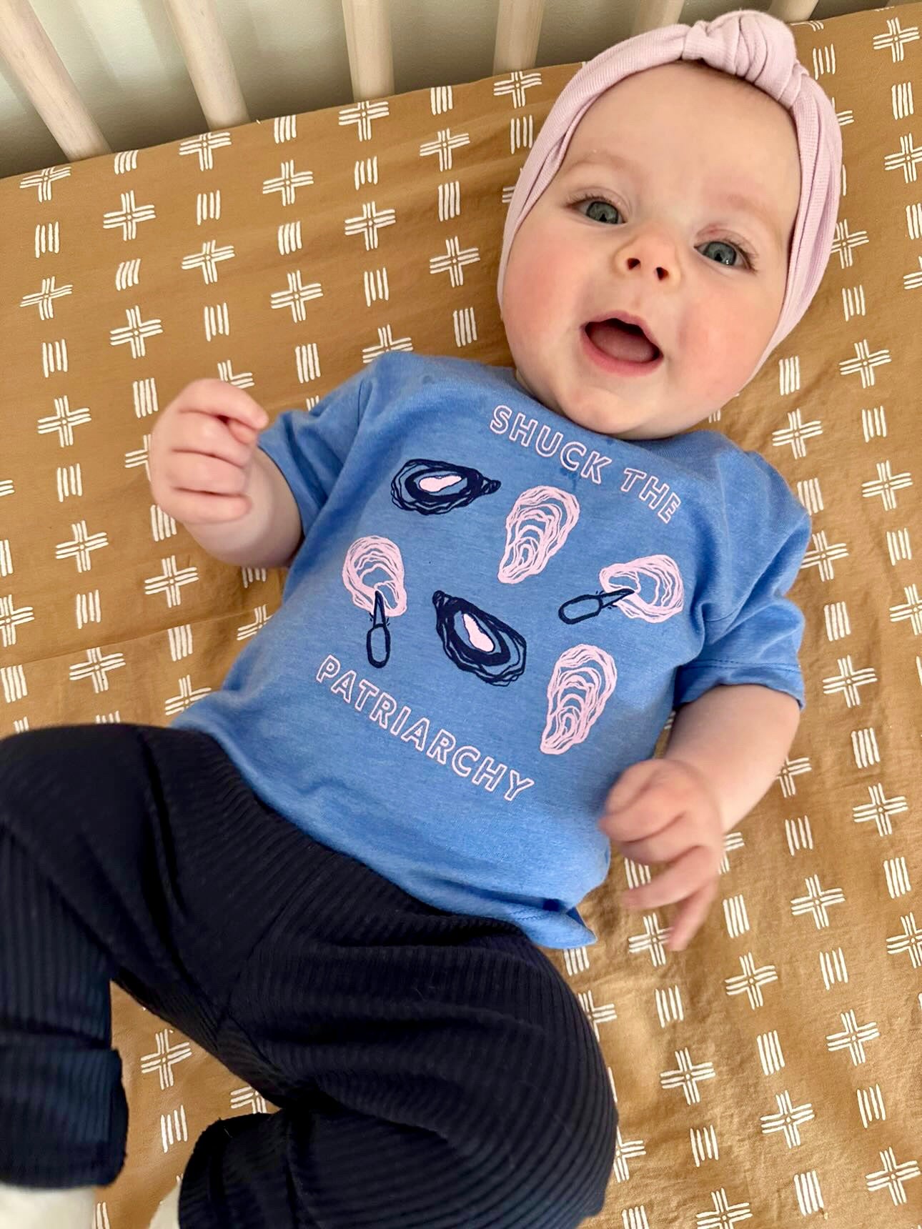 Shuck the Patriarchy Toddler Tee