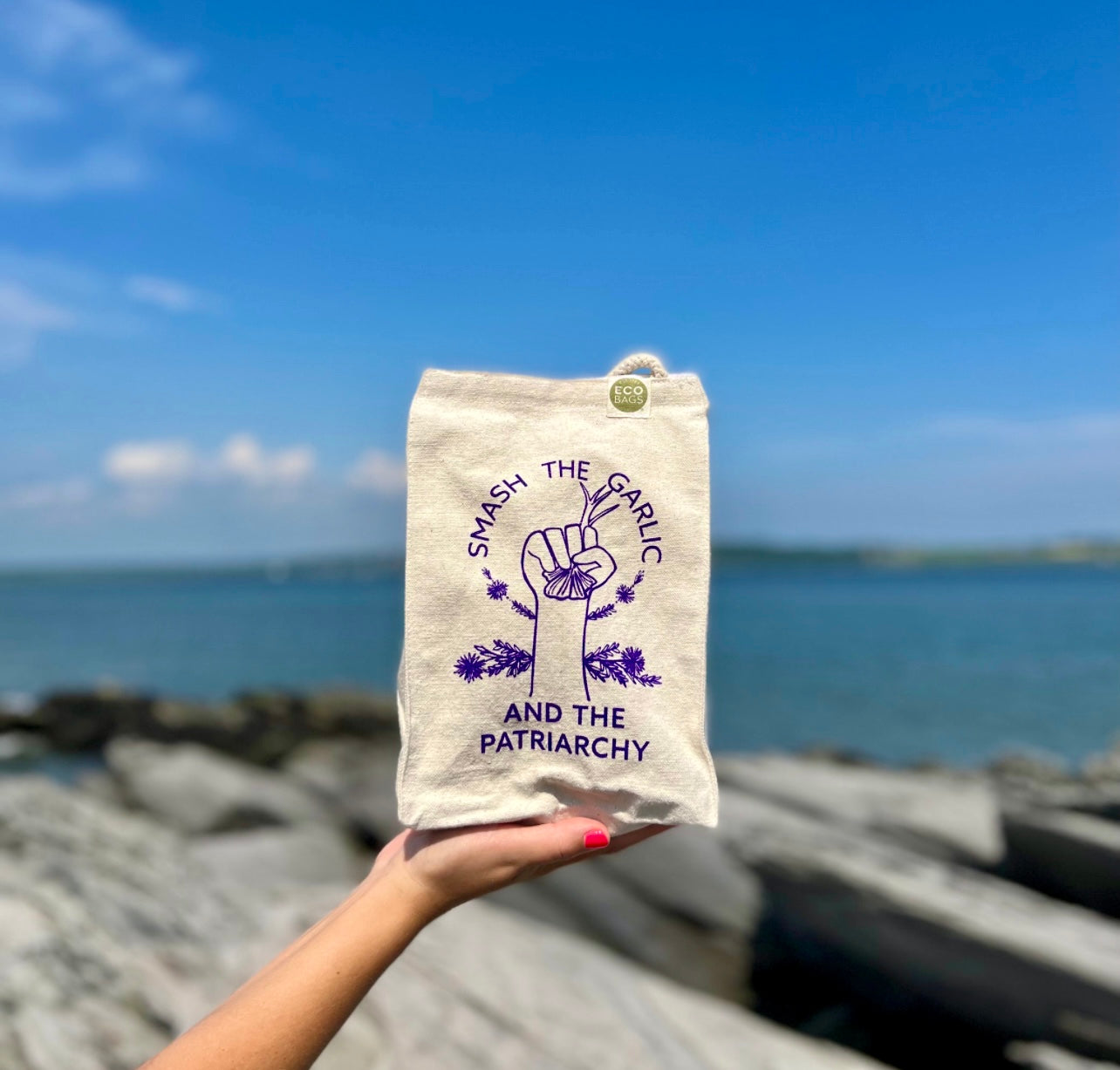 Smash the Garlic and the Patriarchy™ Lunch Bag