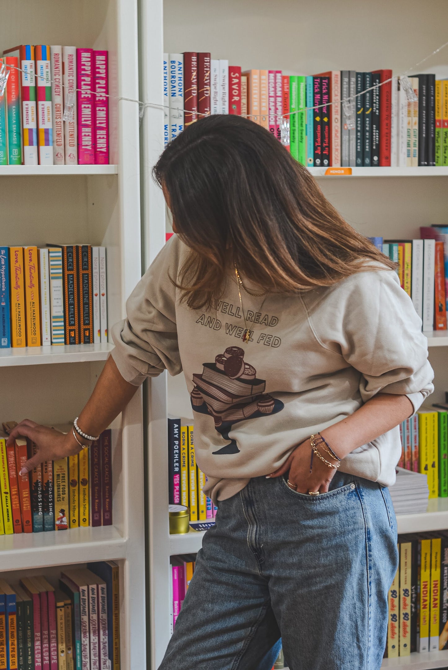 Well Read and Well Fed Crewneck Sweatshirt