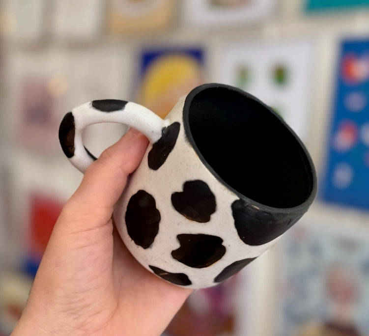 Handmade Cow Mug - East Transit Pottery