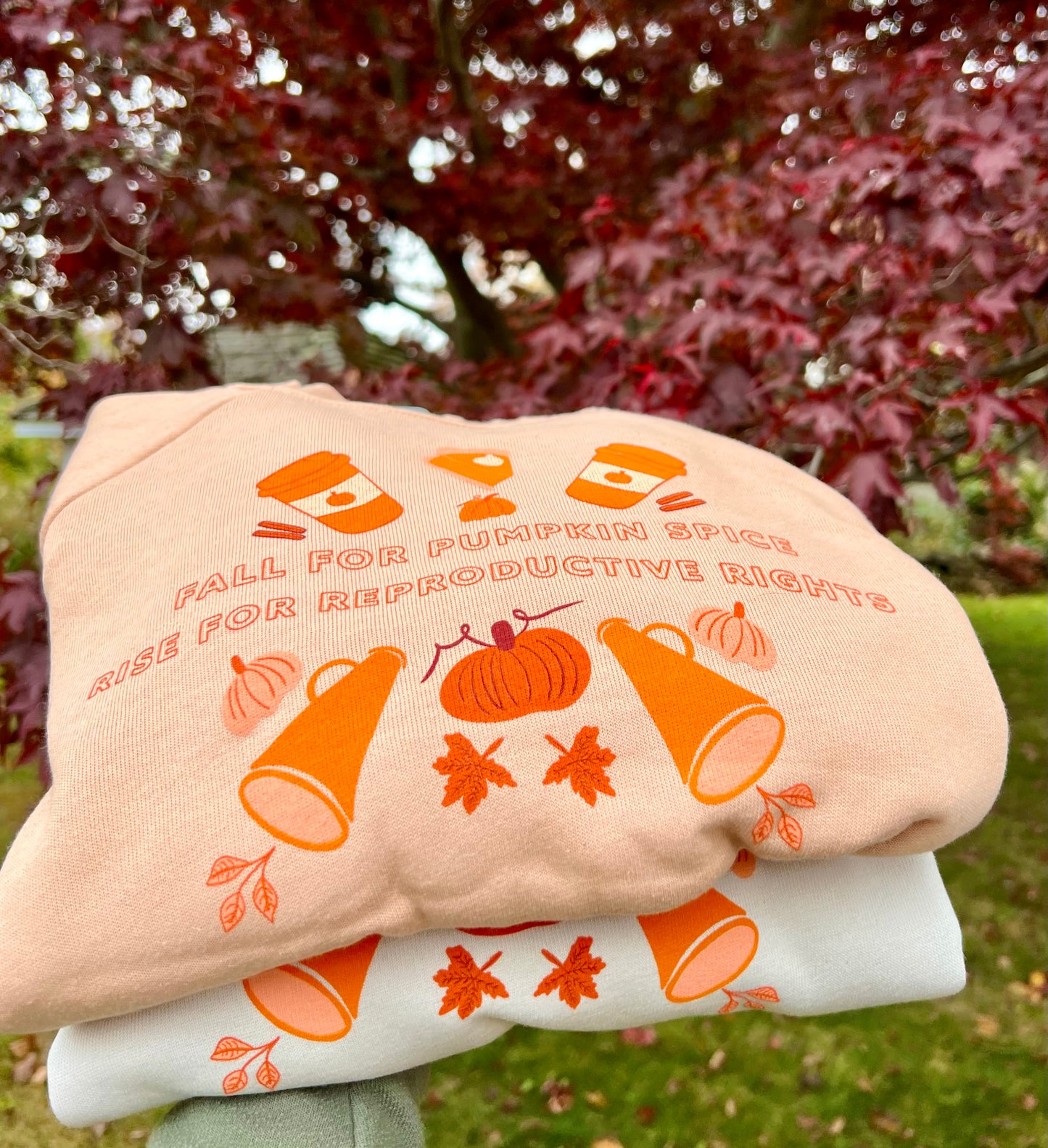 Pumpkin Spice and Reproductive Rights Unisex Sweatshirt