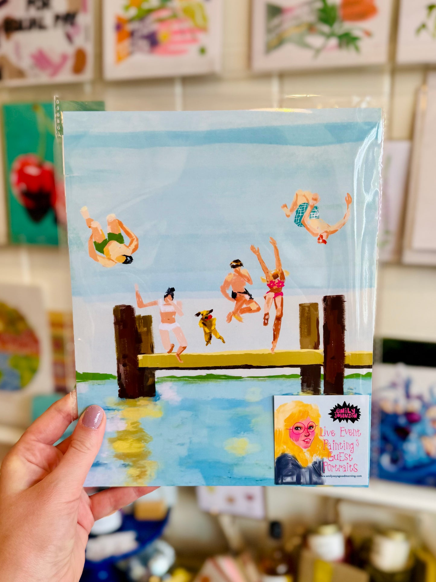Swim Club Art Print - Emily Says Good Morning