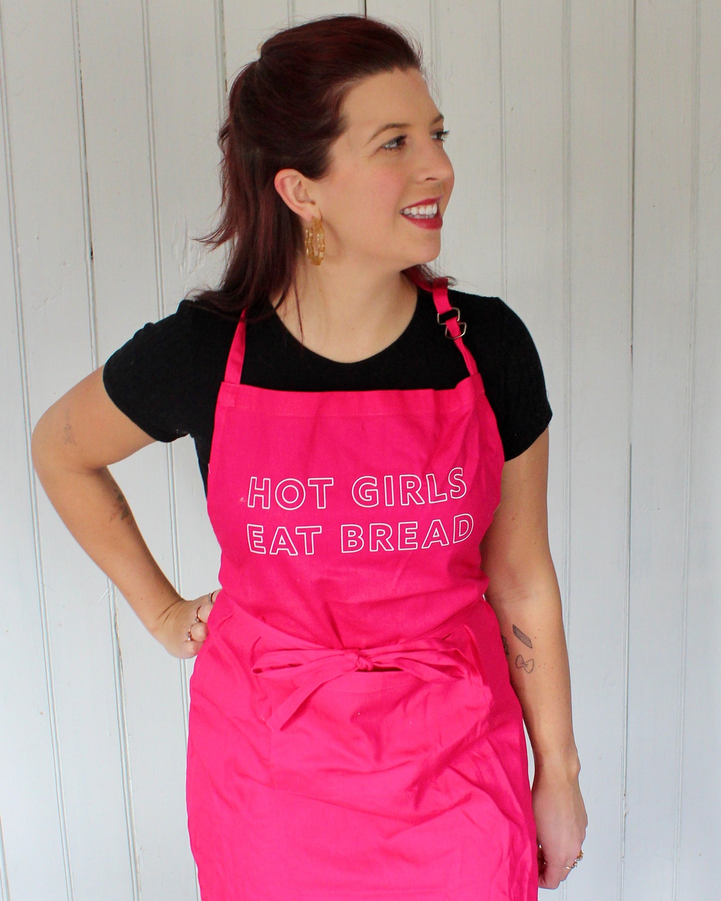 Hot Girls Eat Bread Apron