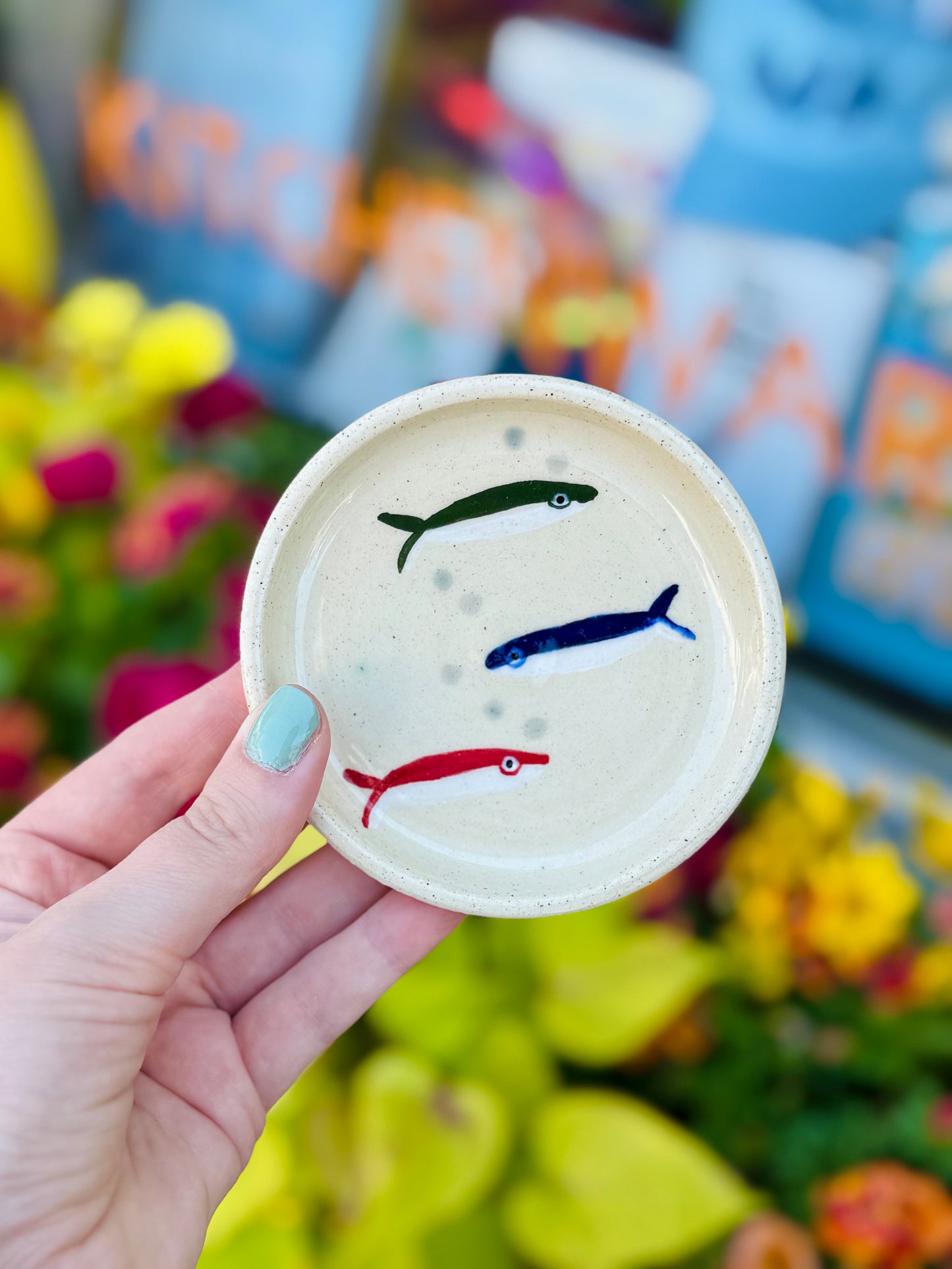 Handmade Fish Trinket Dish - East Transit Pottery