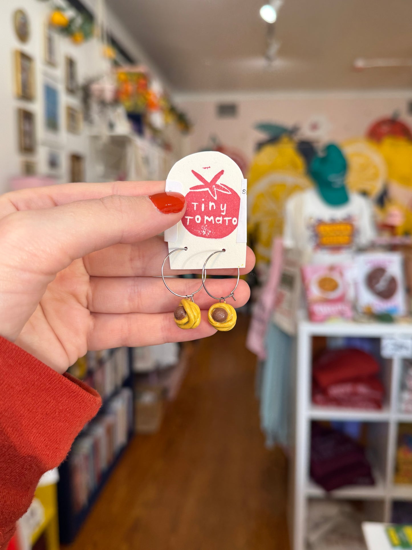 Spaghetti Earrings - Tiny Tomato Studio