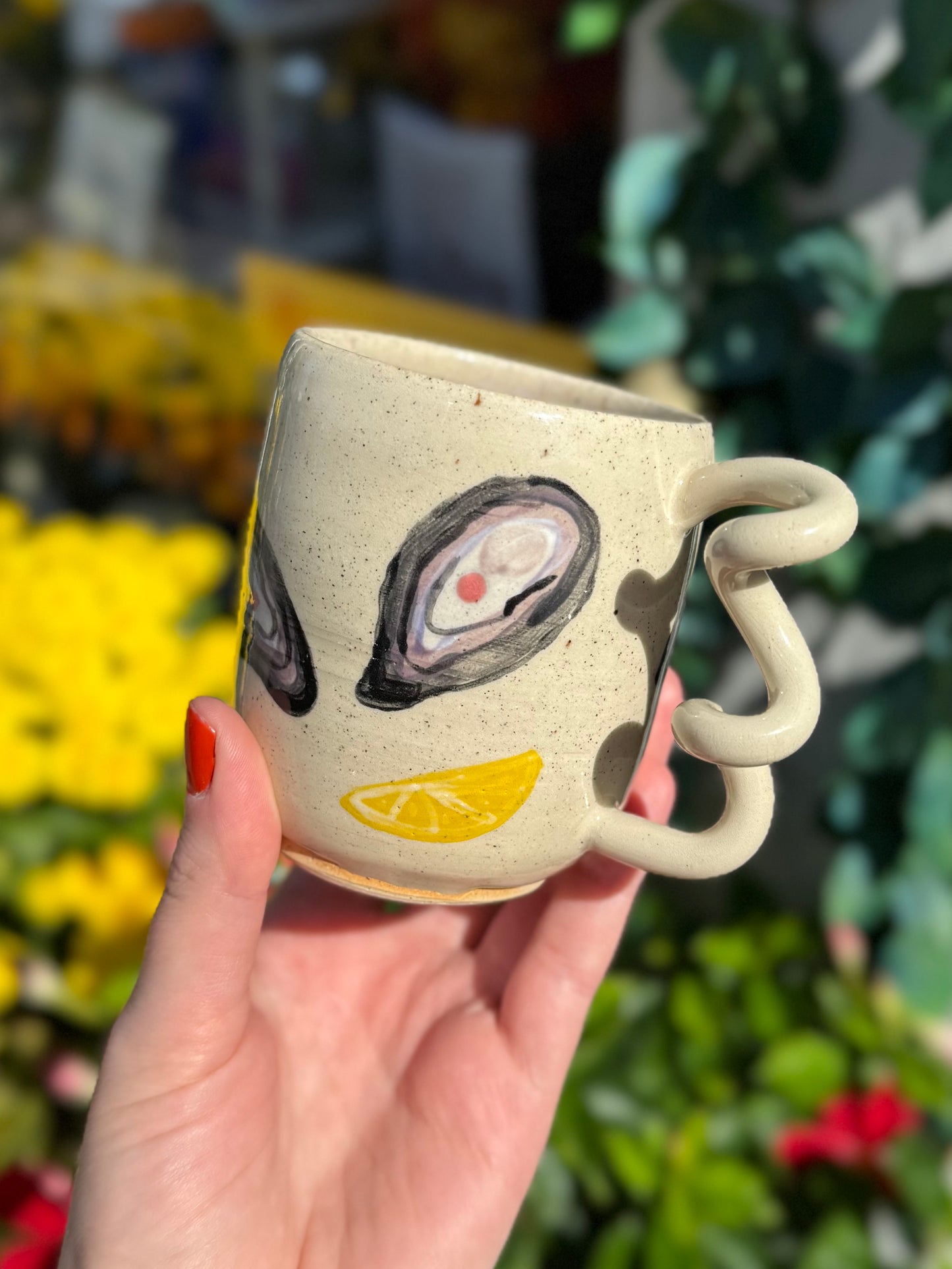 Handmade Oyster Mug - East Transit Pottery