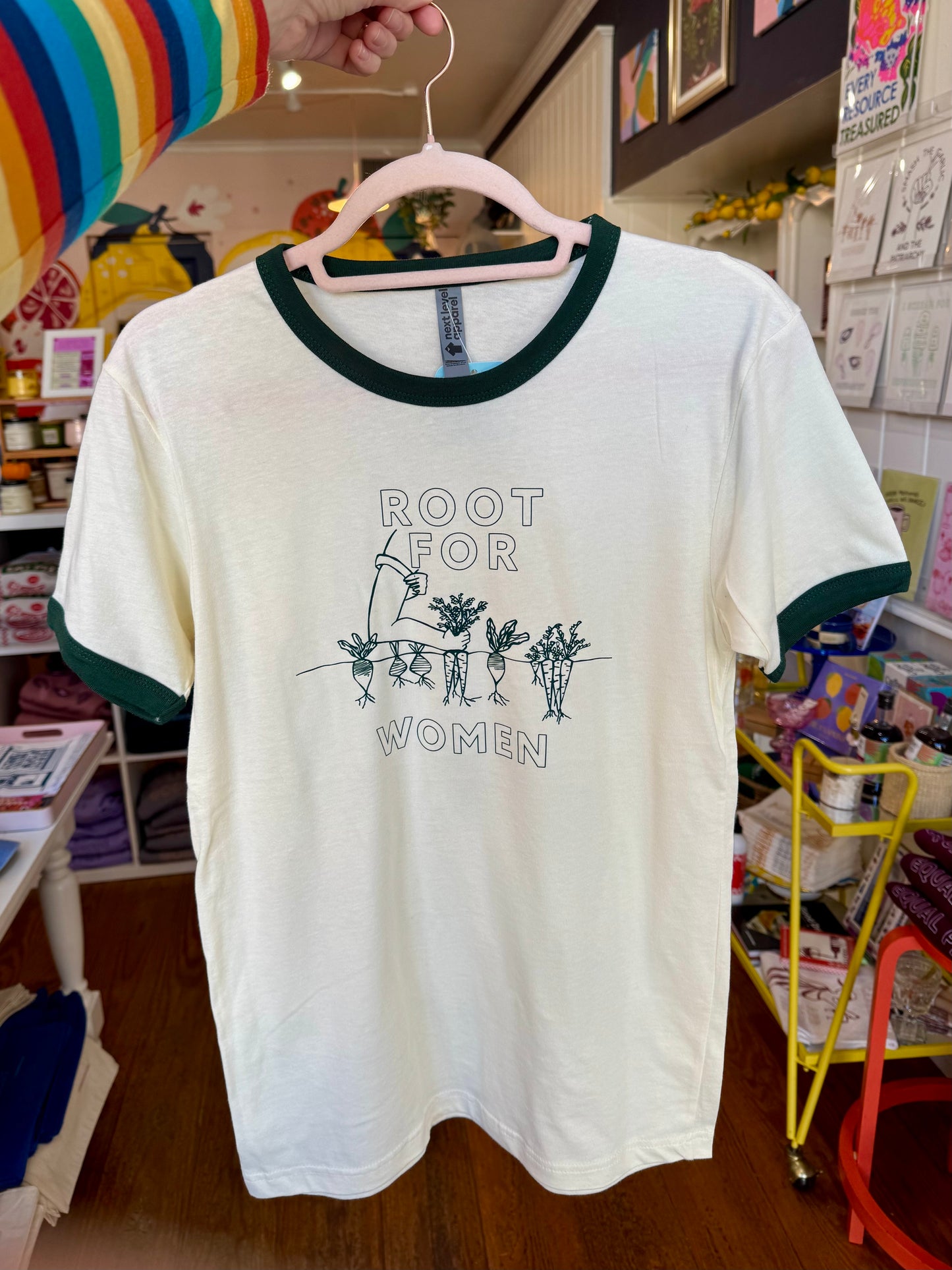 Root for Women Ringer Tee