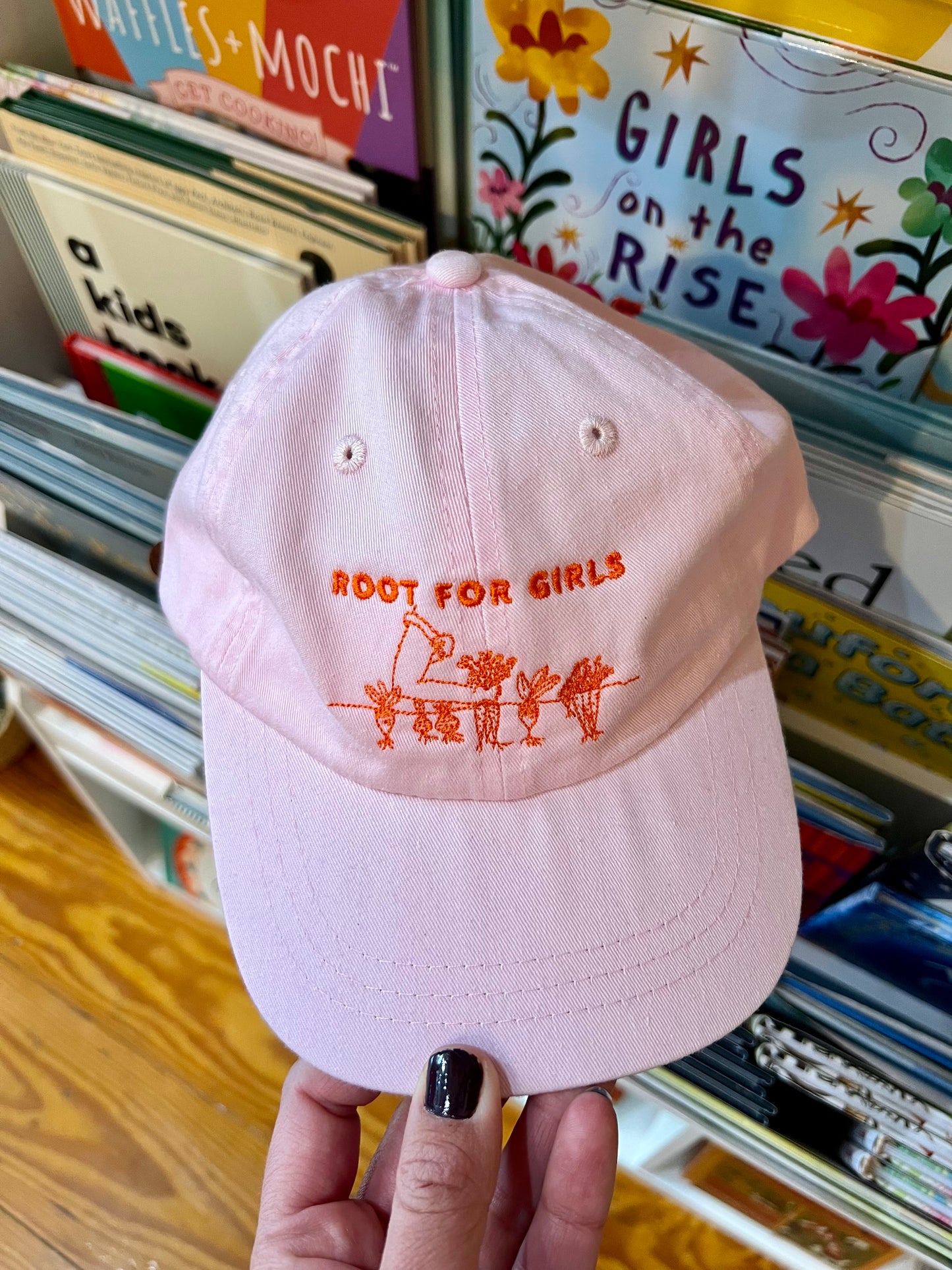 Root for Girls Youth Baseball Hat