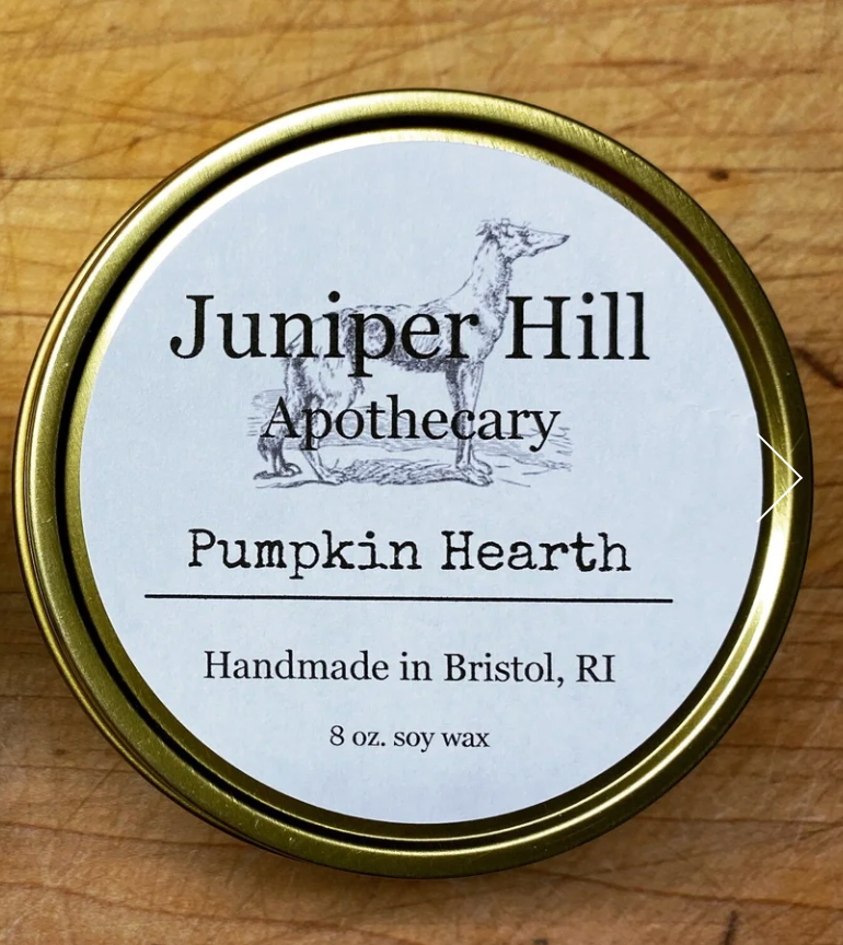 Pumpkin Hearth Candle- Juniper Hill Apothecary