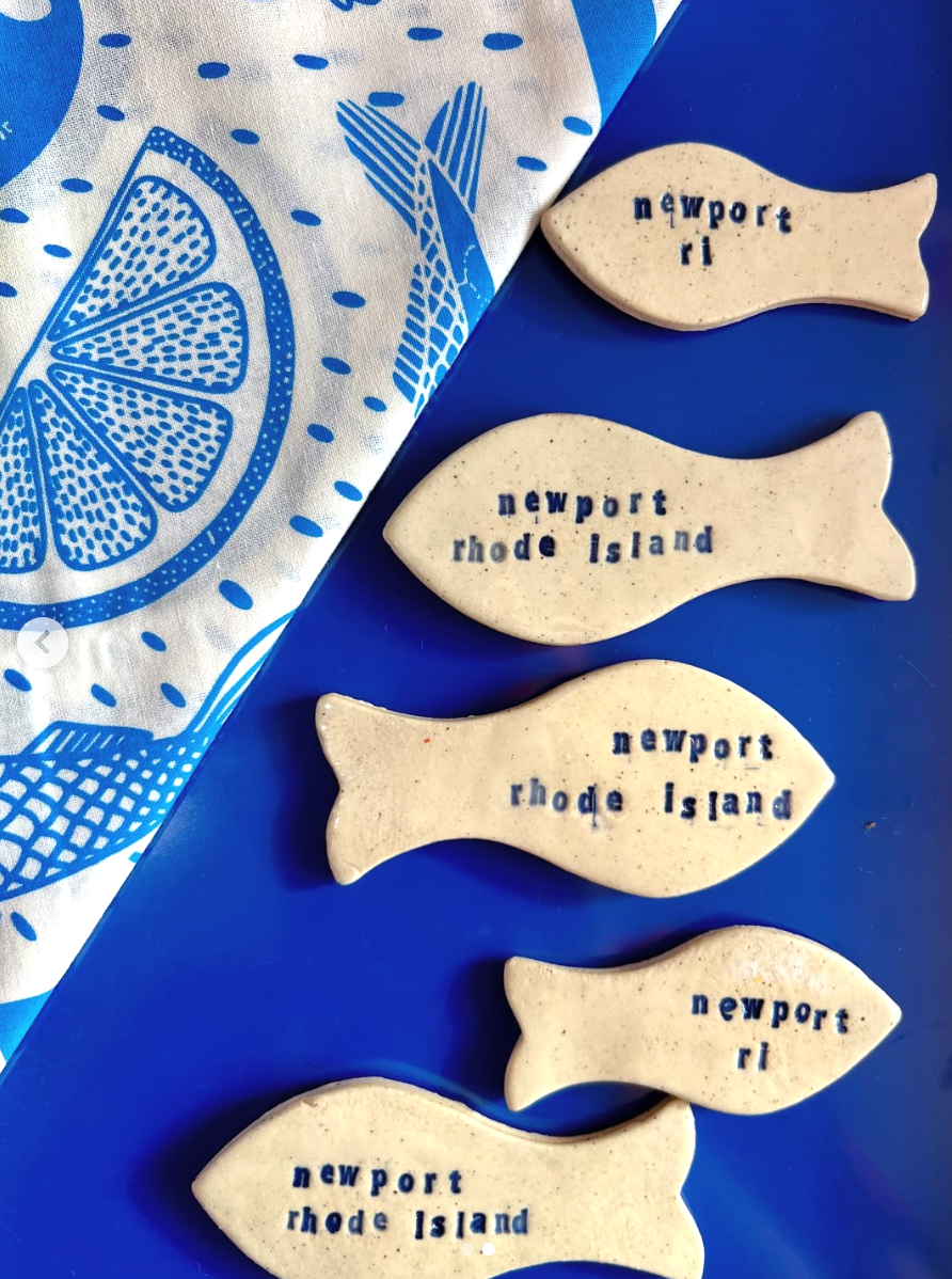 Large Fish Magnet - East Transit Pottery