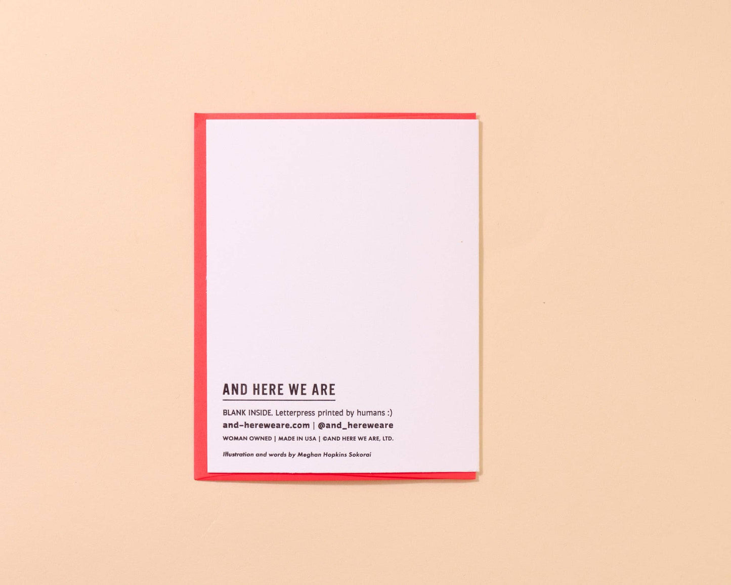 You Taught Me How To Be a Mom - Letterpress Mother's Day Card