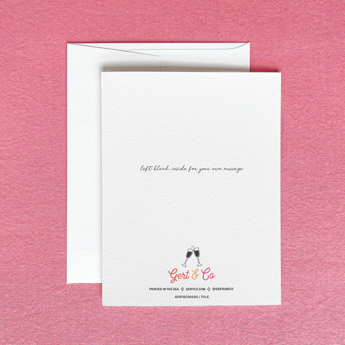 Champagne Wedding Greeting Card