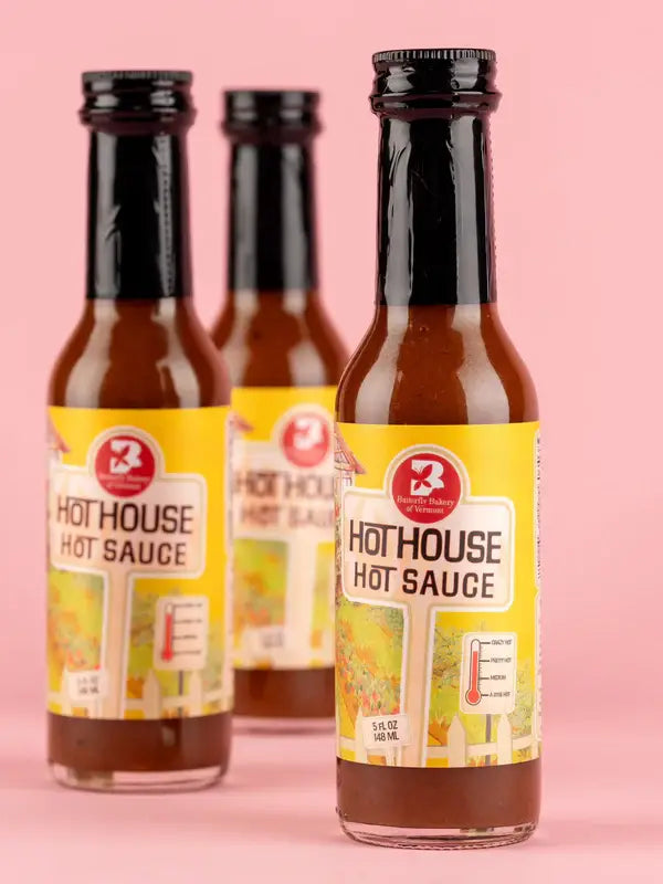 Hot House Hot Sauce- 5oz bottle- Butterfly Bakery of Vermont