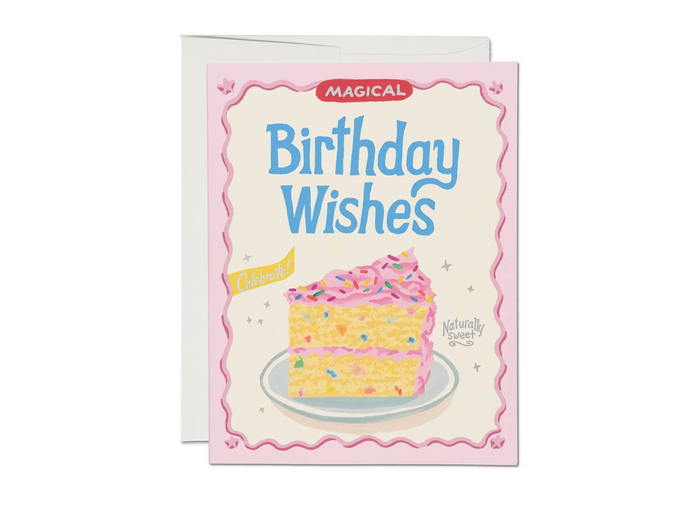 Red Cap Cards - Cake Mix birthday greeting card