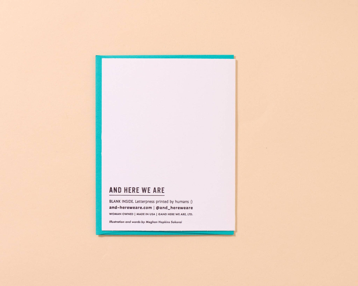 December Birthday Letterpress Birthday Card