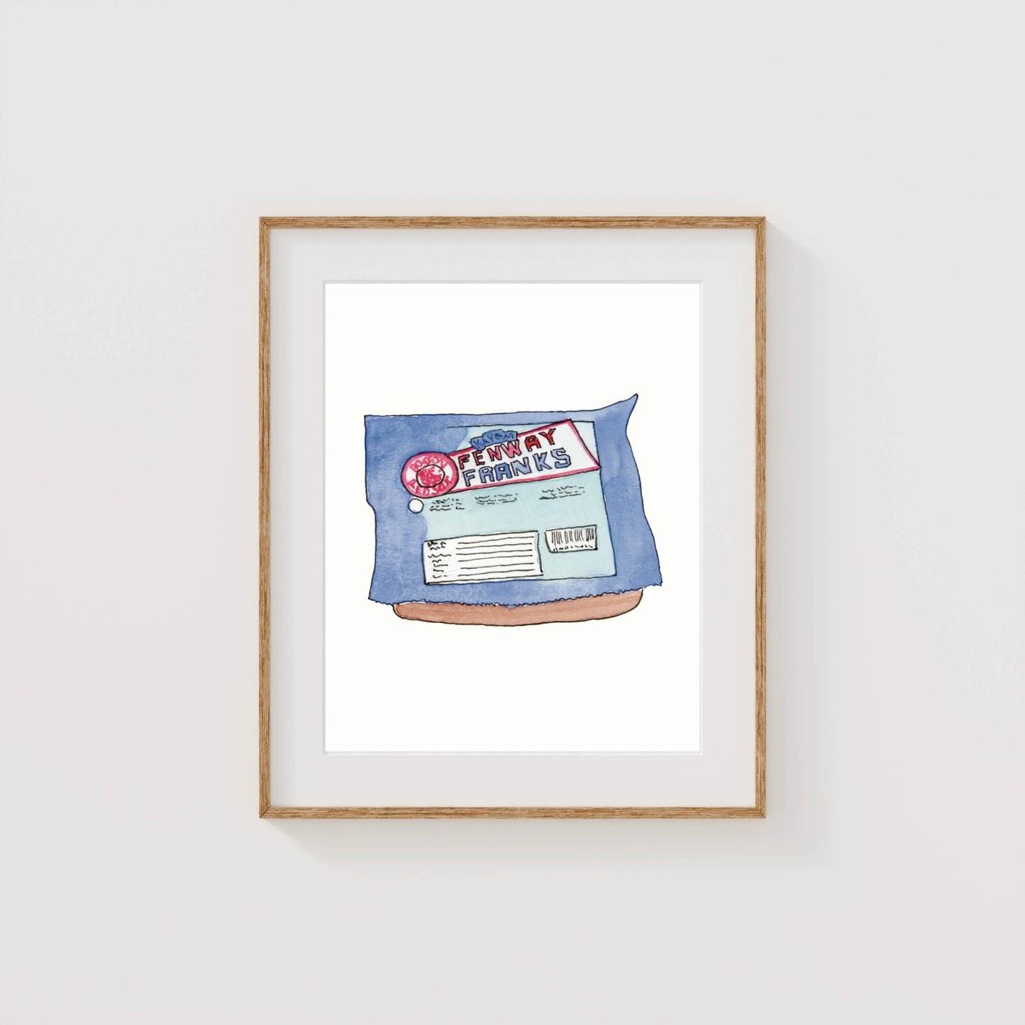 Mini Art Prints - Fenway franks