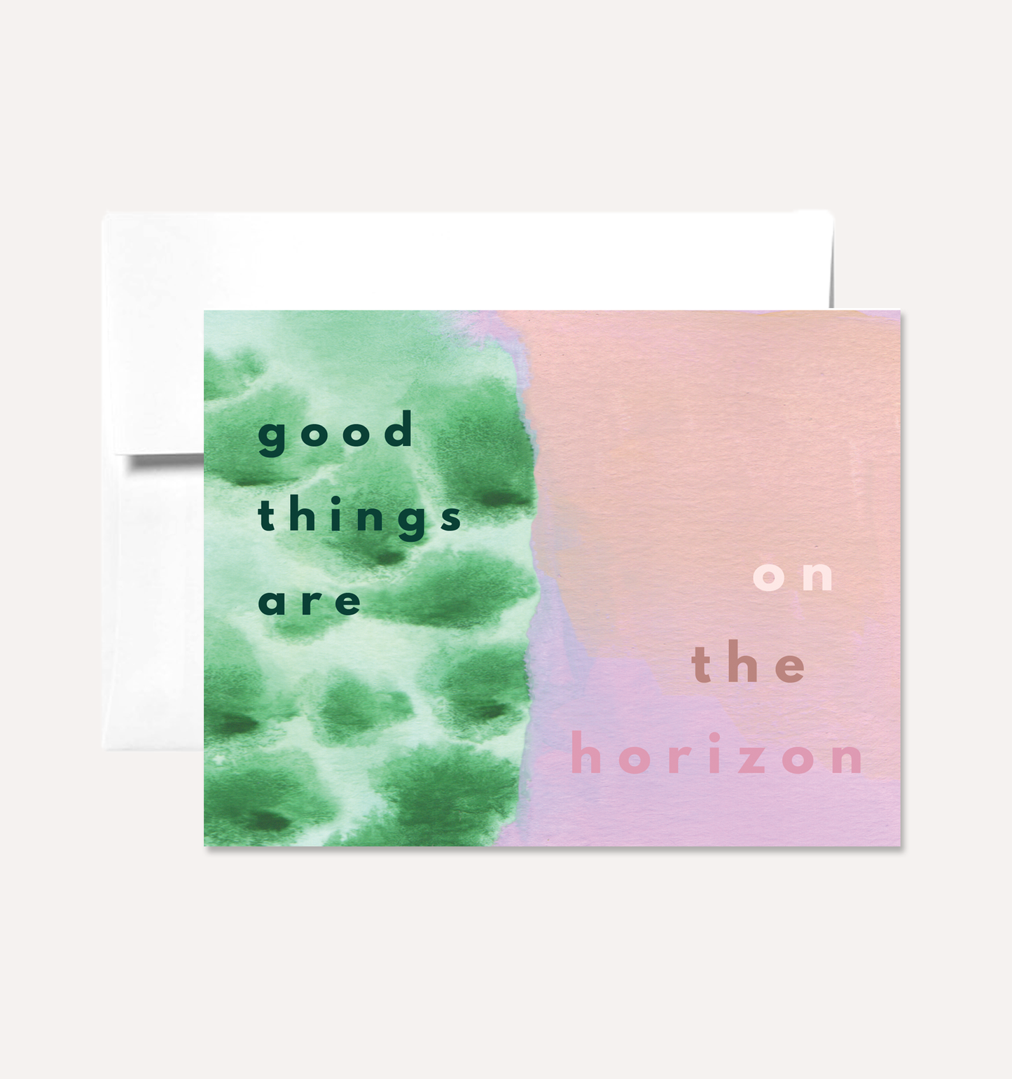 Good Things Are On The Horizon Greeting Card