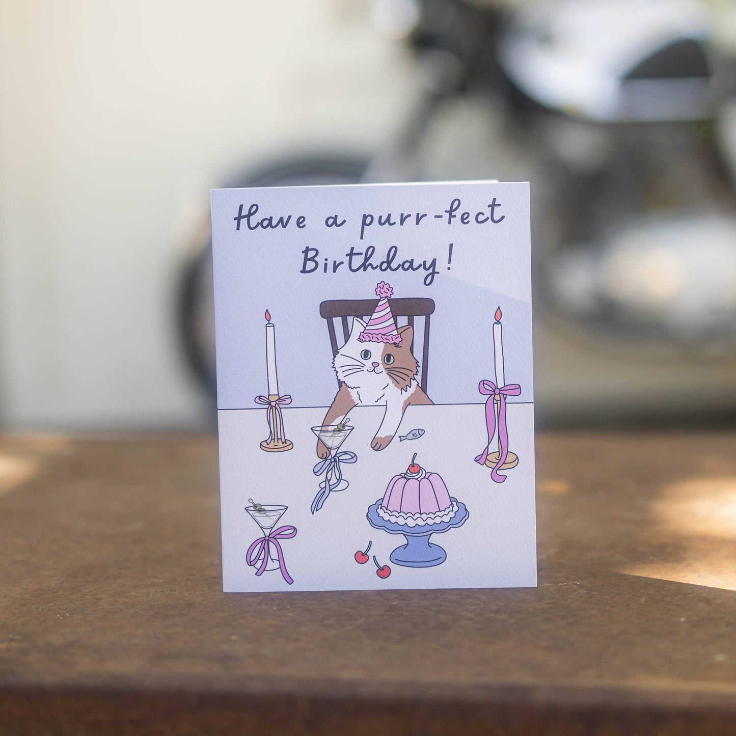 Purr-fect Birthday Card