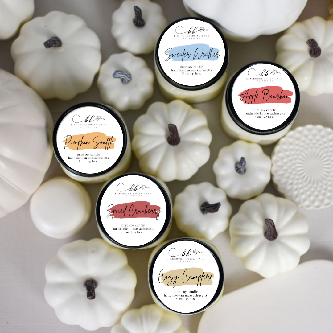 Sweater Weather 8 oz. Soy Candle - Holiday, Winter Decor