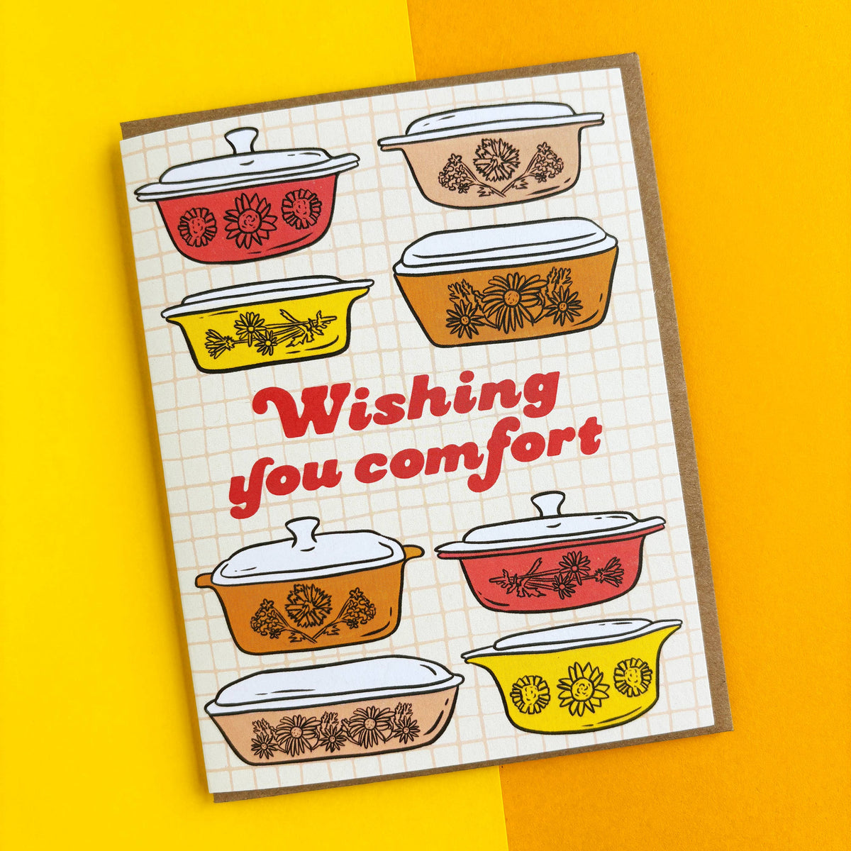 Comfort Casserole Sympathy Card - Boss Dotty Paper Co.