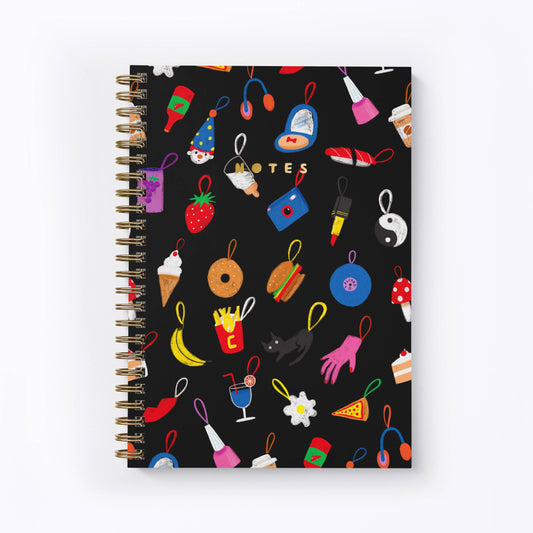 Carolyn Suzuki - LUCKY CHARMS SPIRAL NOTEBOOK