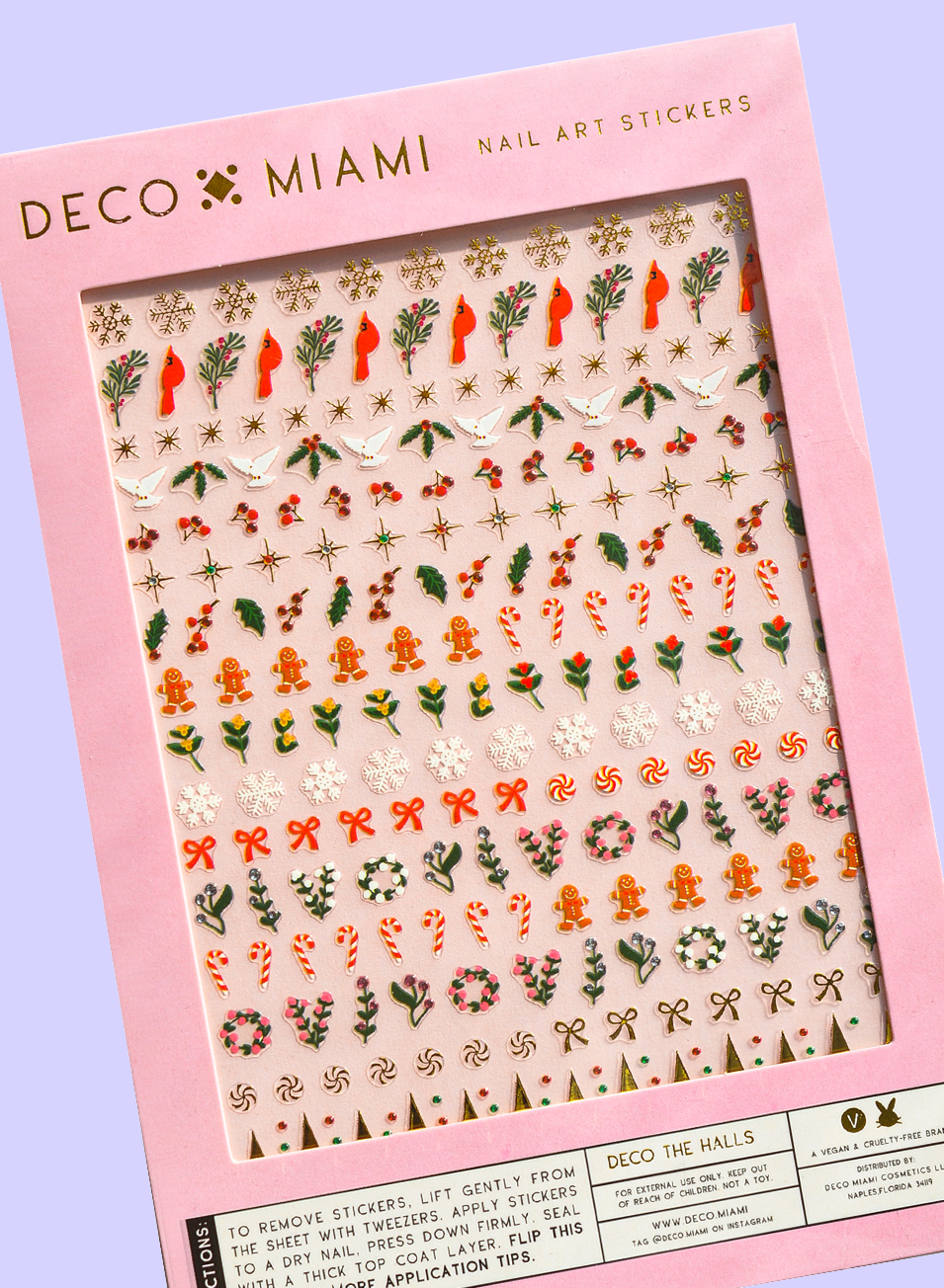 Deco Beauty - Nail Art Stickers - Deco The Halls (Holiday)