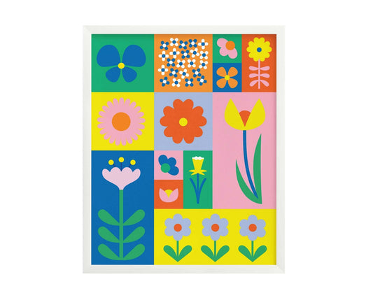 My Darlin' - Flowerblock Art Print: 8x10