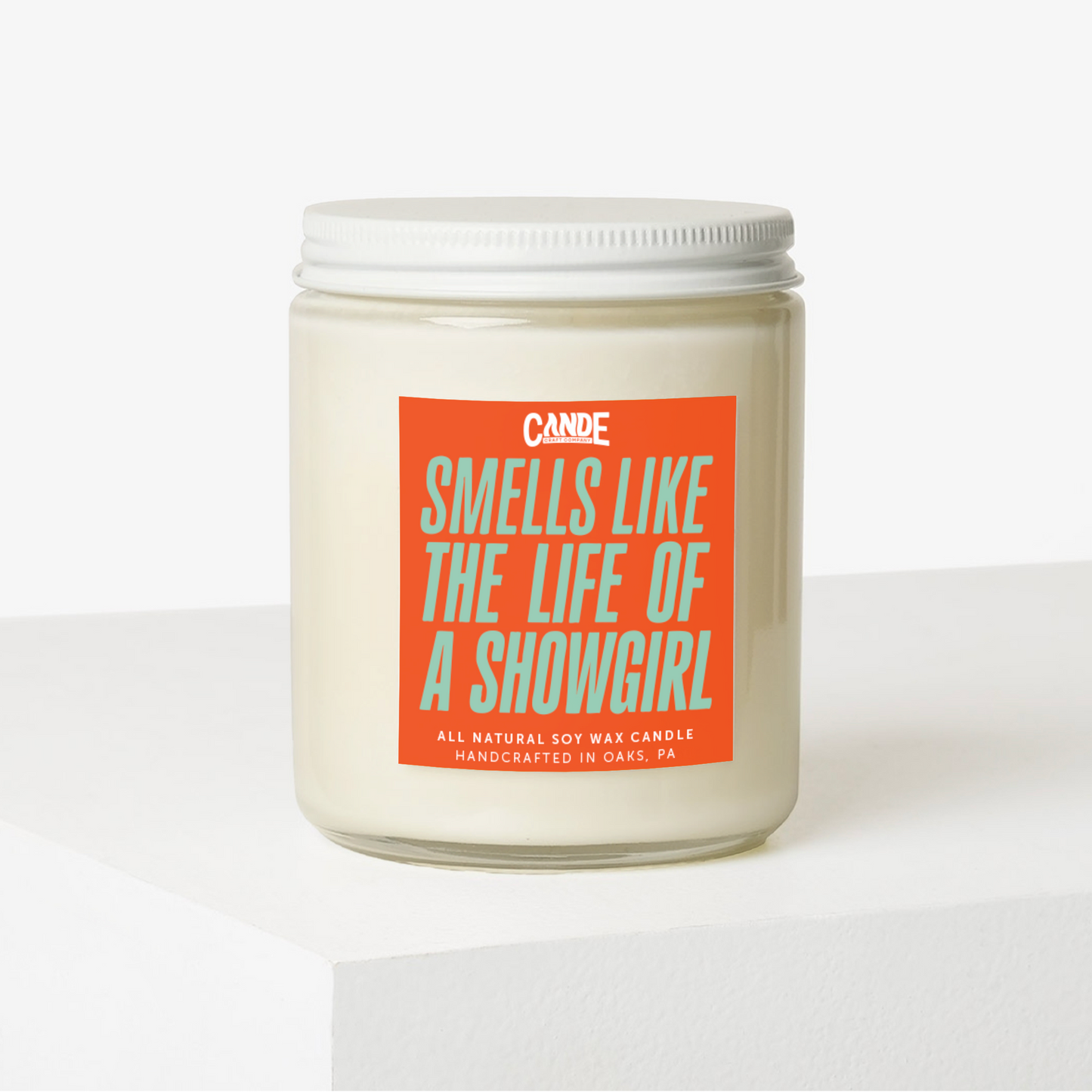 Show Girl Candle: Cozy Cashmere- CE Craft Co