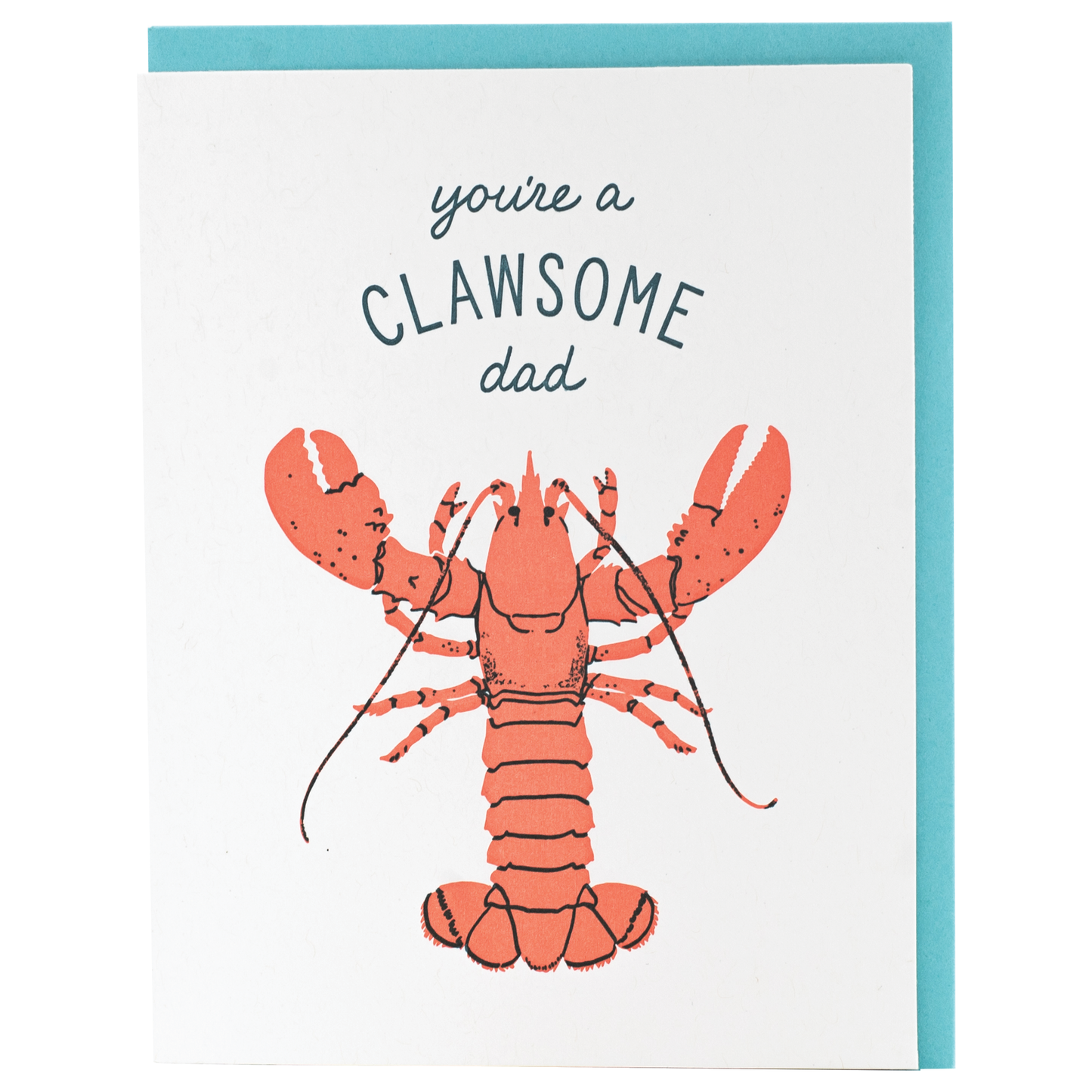 Clawsome Lobster Father's Day Card