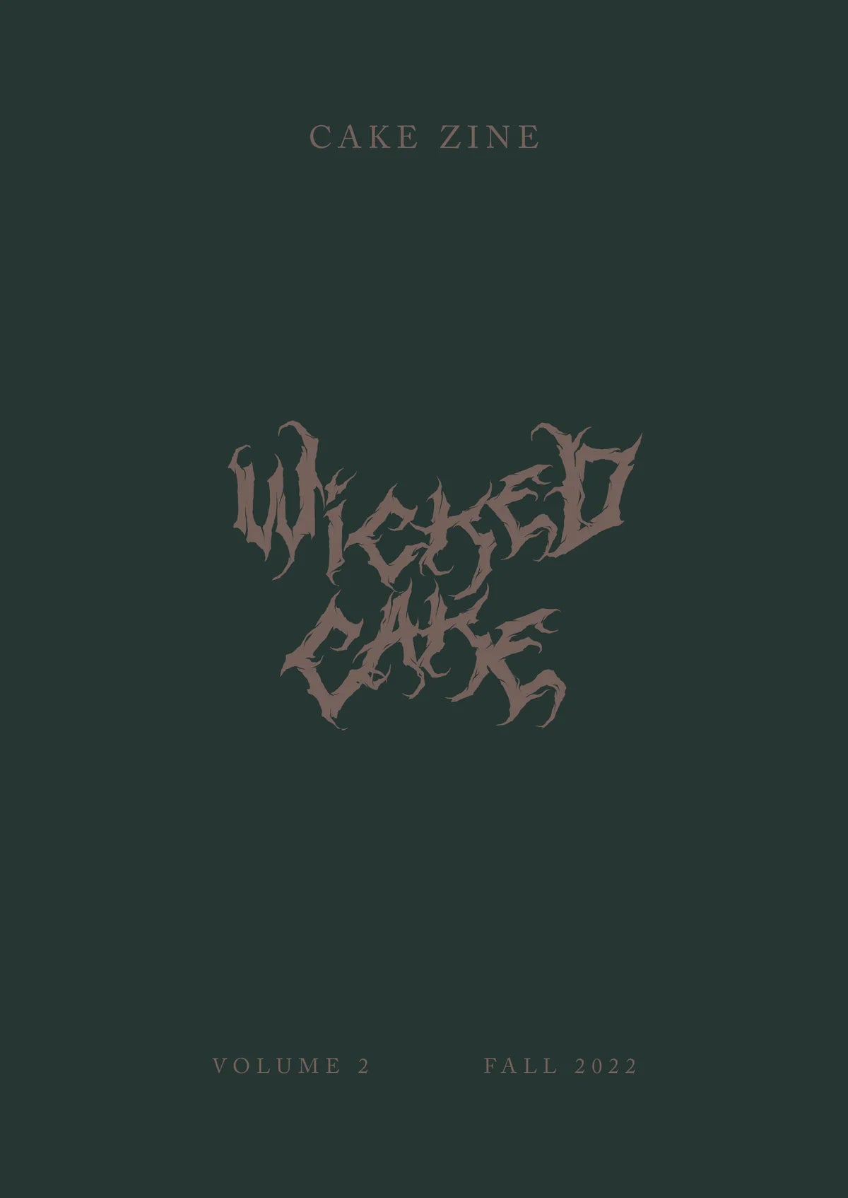Cake Zine - Wicked Cake