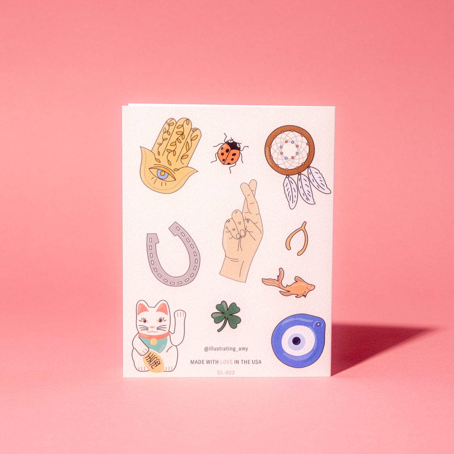 Lucky Charms Good Luck Card