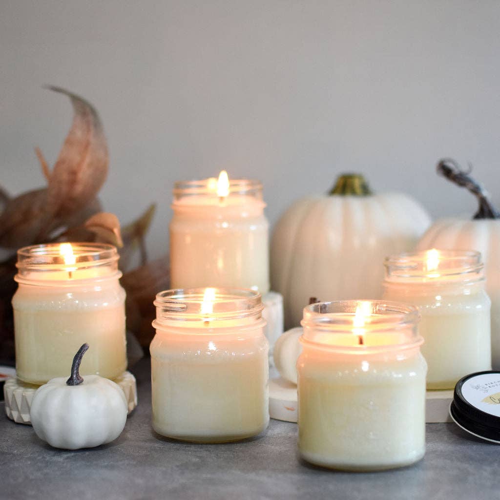 Sweater Weather 8 oz. Soy Candle - Holiday, Winter Decor