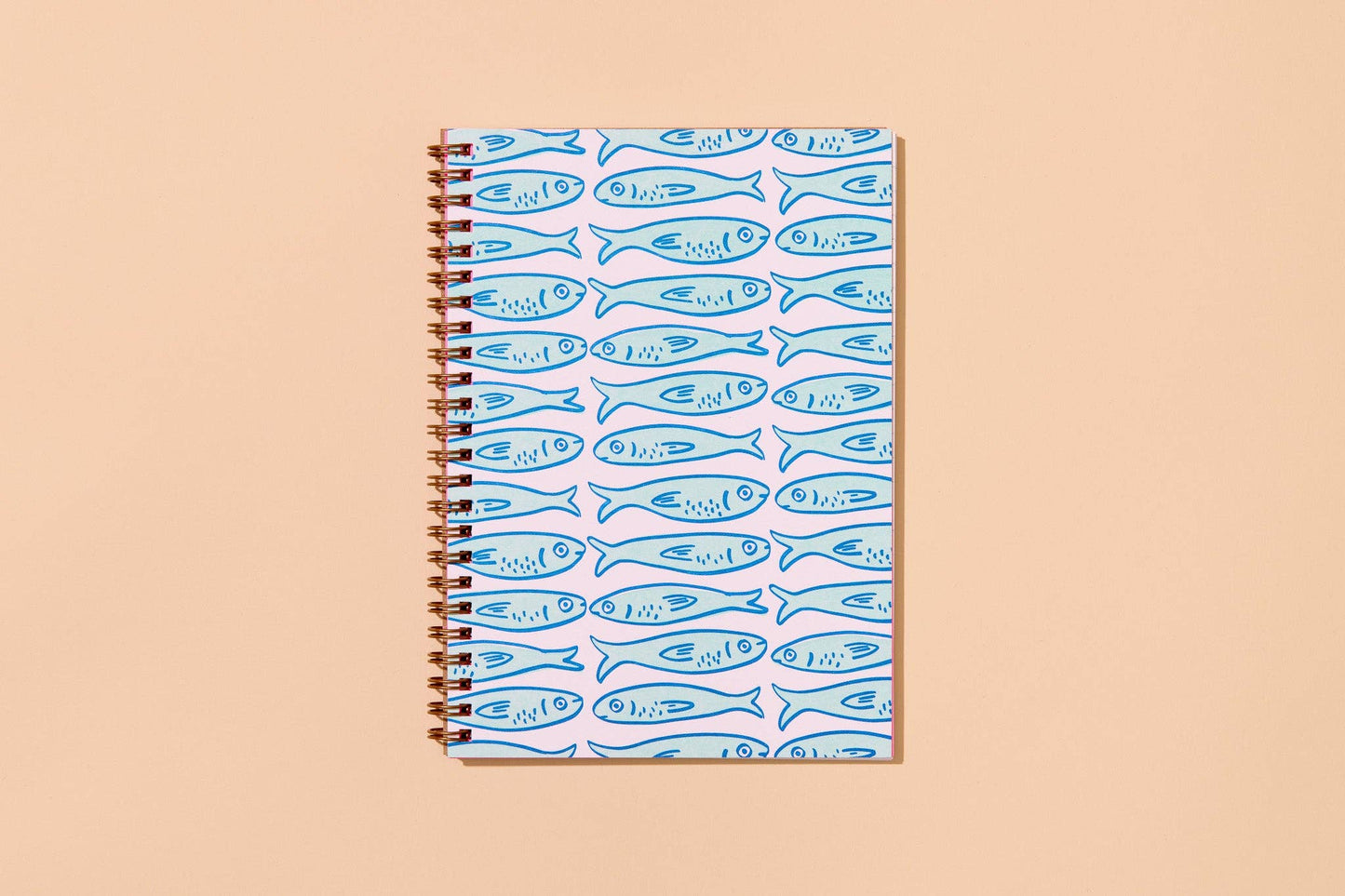 Sardines Letterpress Spiral Notebook