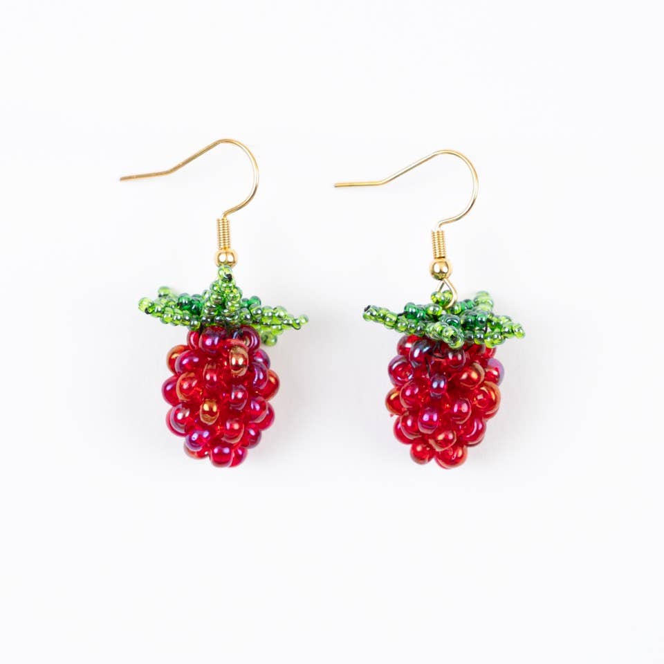 Raspberry Earrings- Altiplano