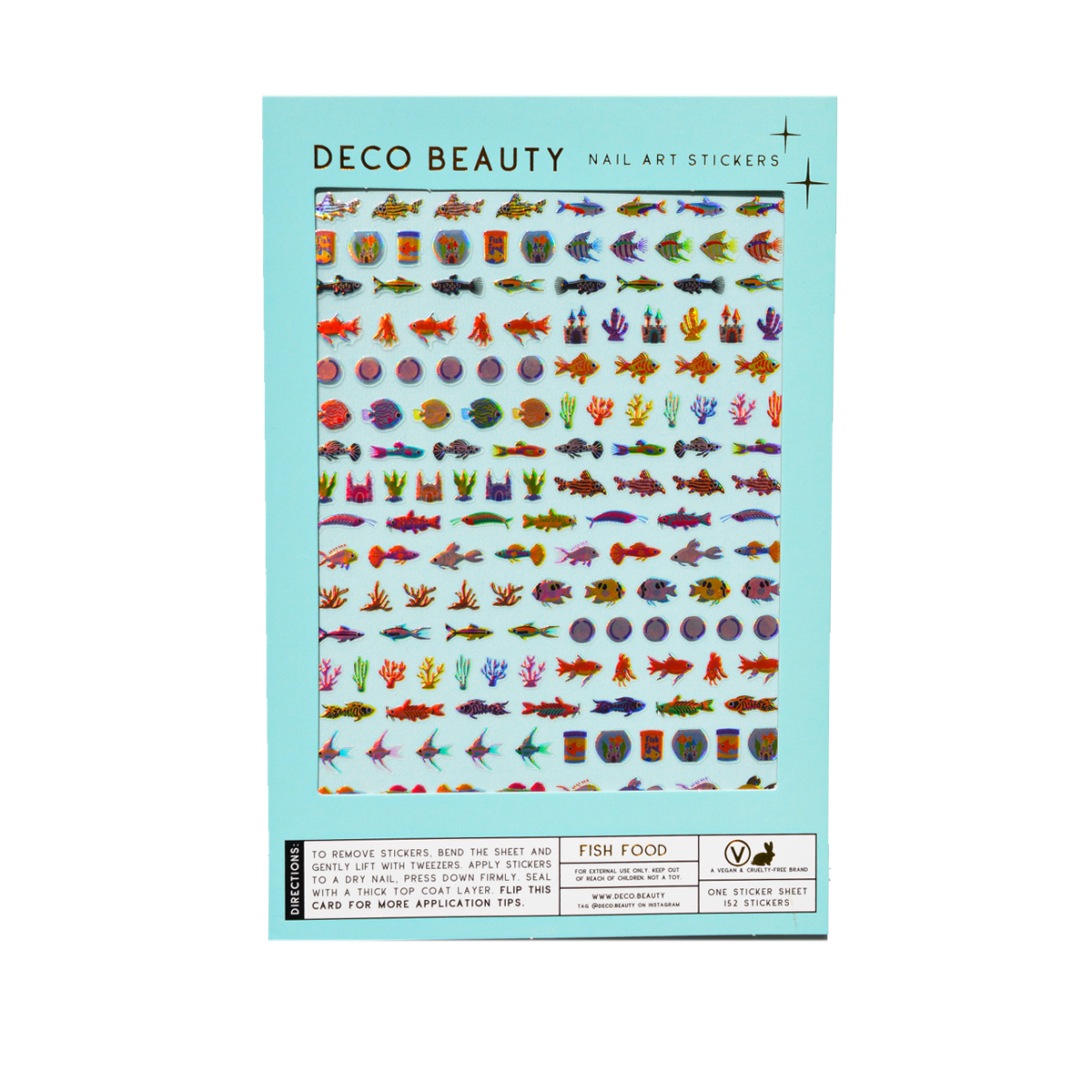 Nail Art Stickers - FISH FOOD- Deco Beauty