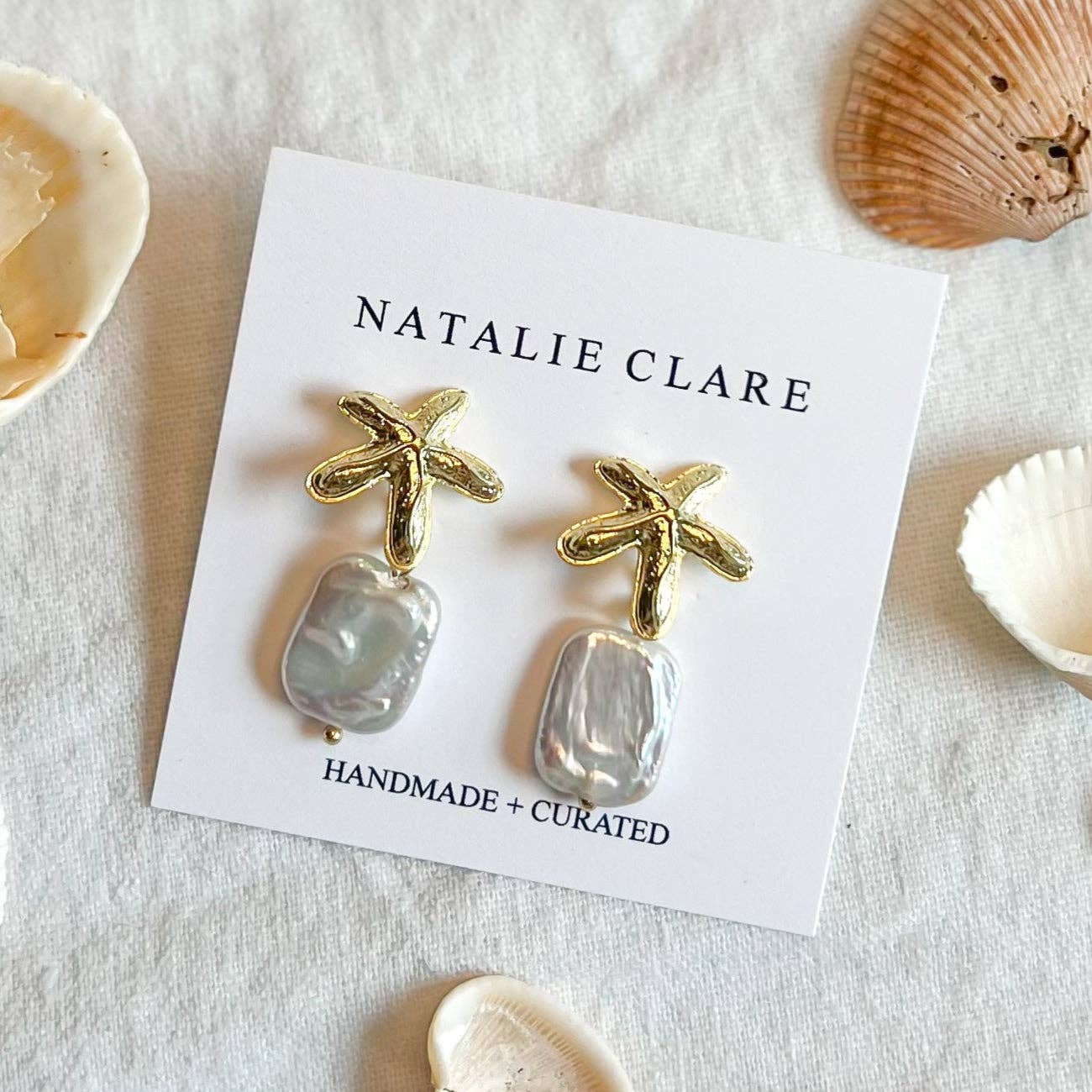 Baroque Starfish Earrings