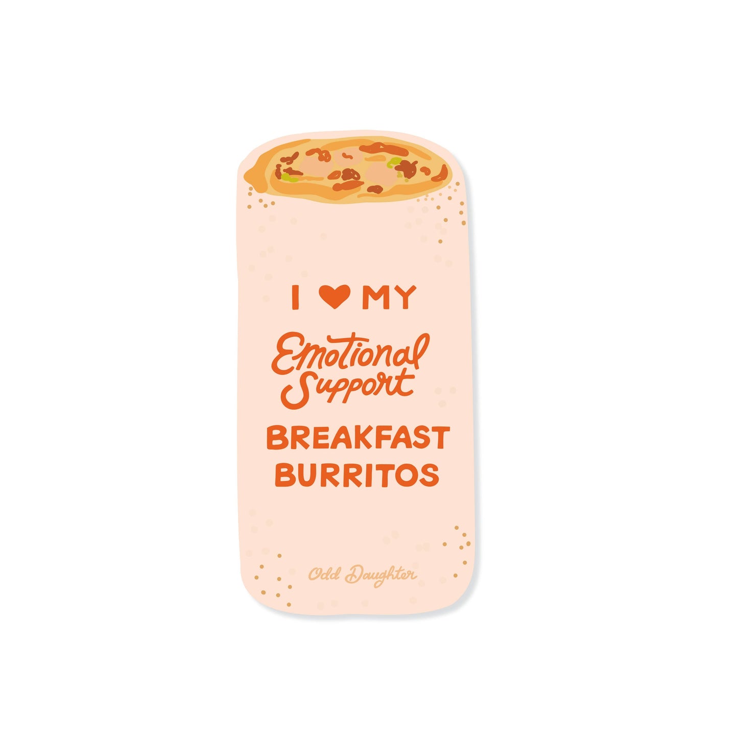 Breakfast Burritos - Vinyl Sticker