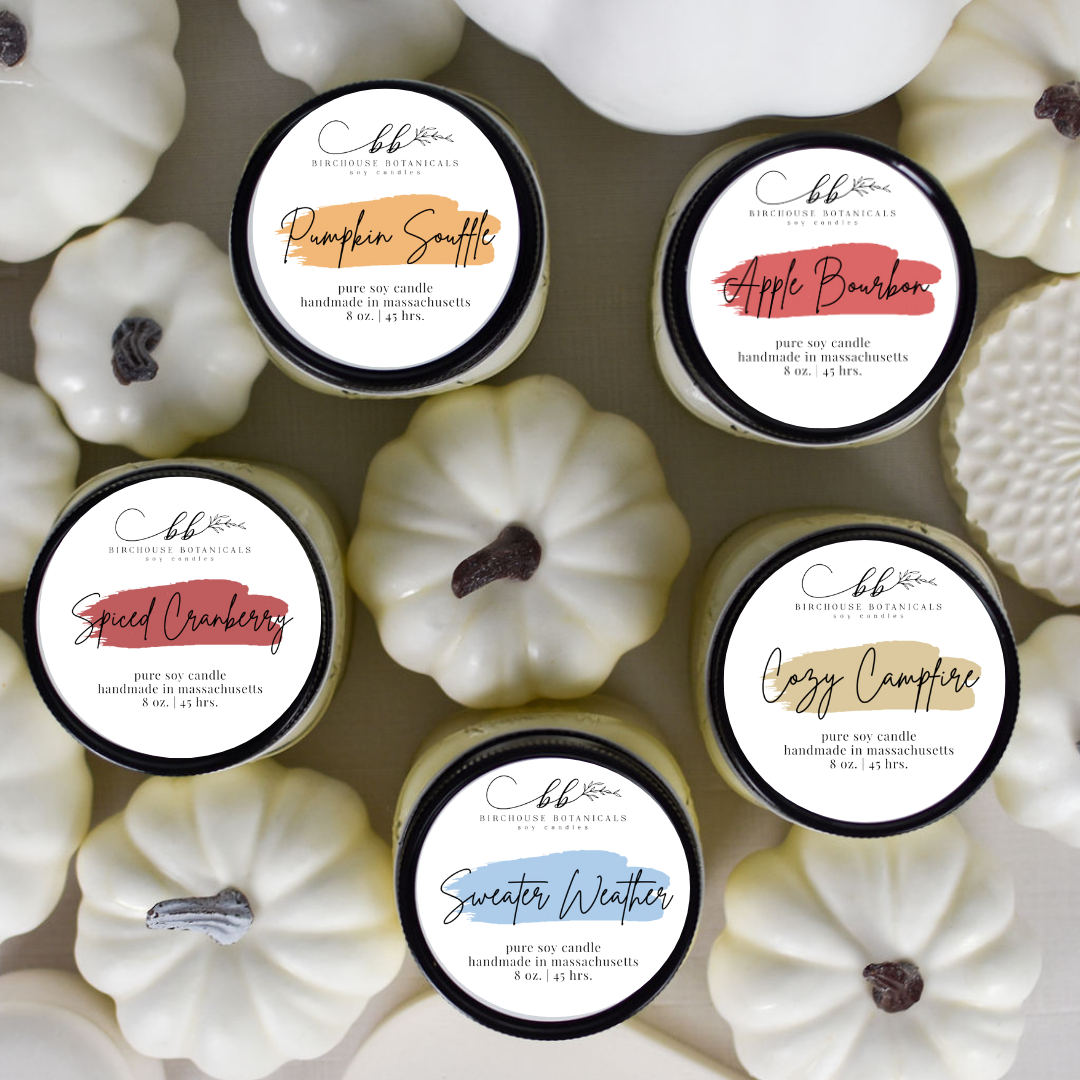 Sweater Weather 8 oz. Soy Candle - Holiday, Winter Decor