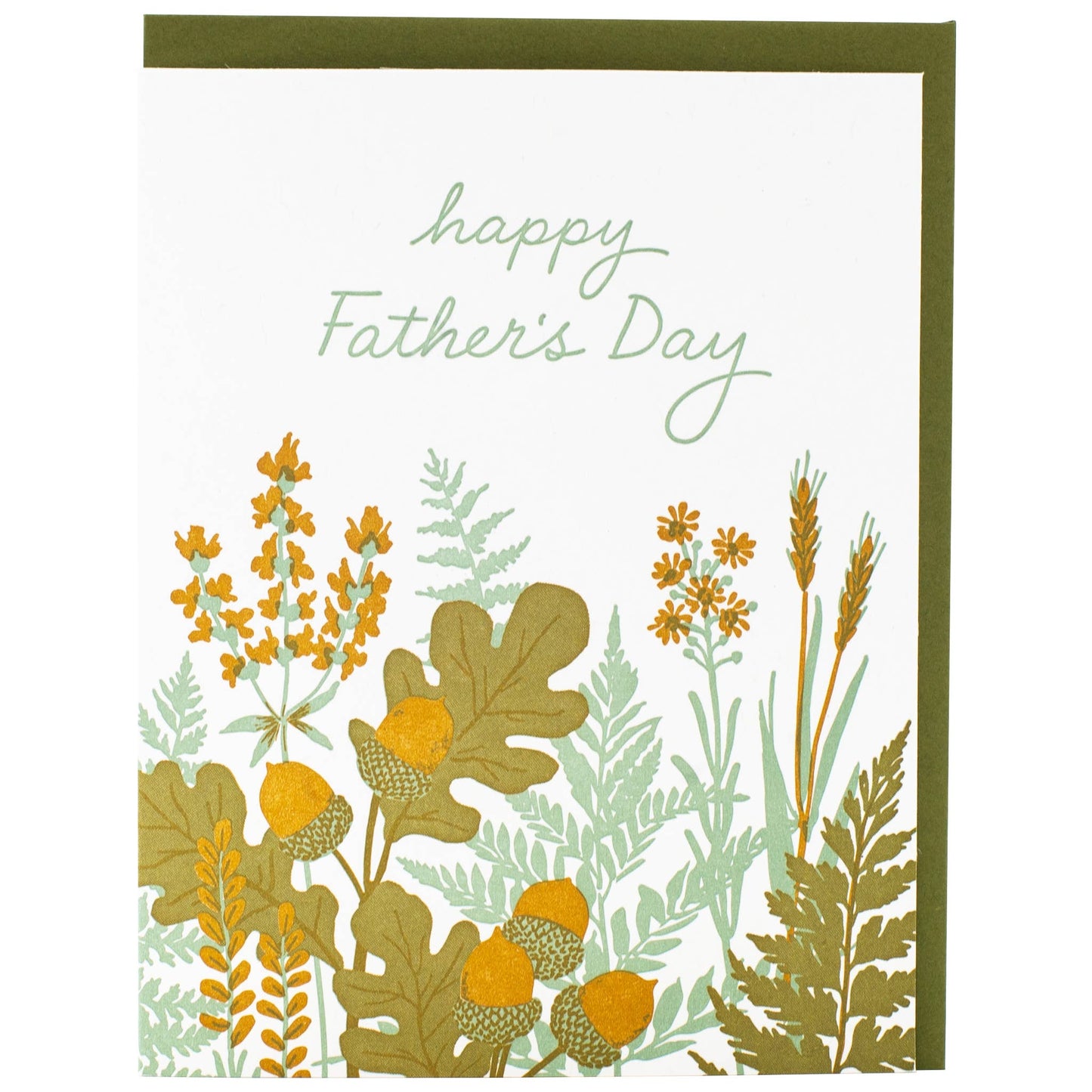 Garden Foliage Father's Day Card