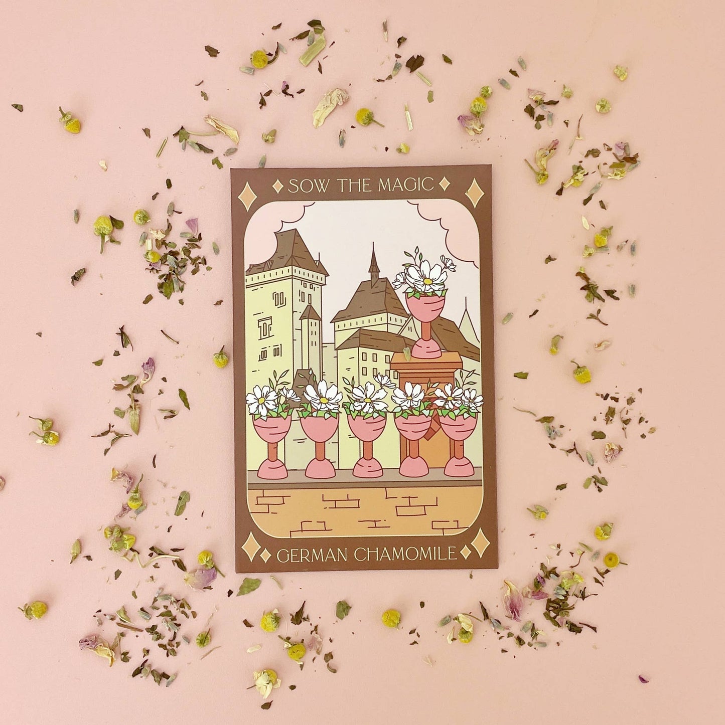 Sow the Magic - German Chamomile Tarot Garden + Gift Seed Packet