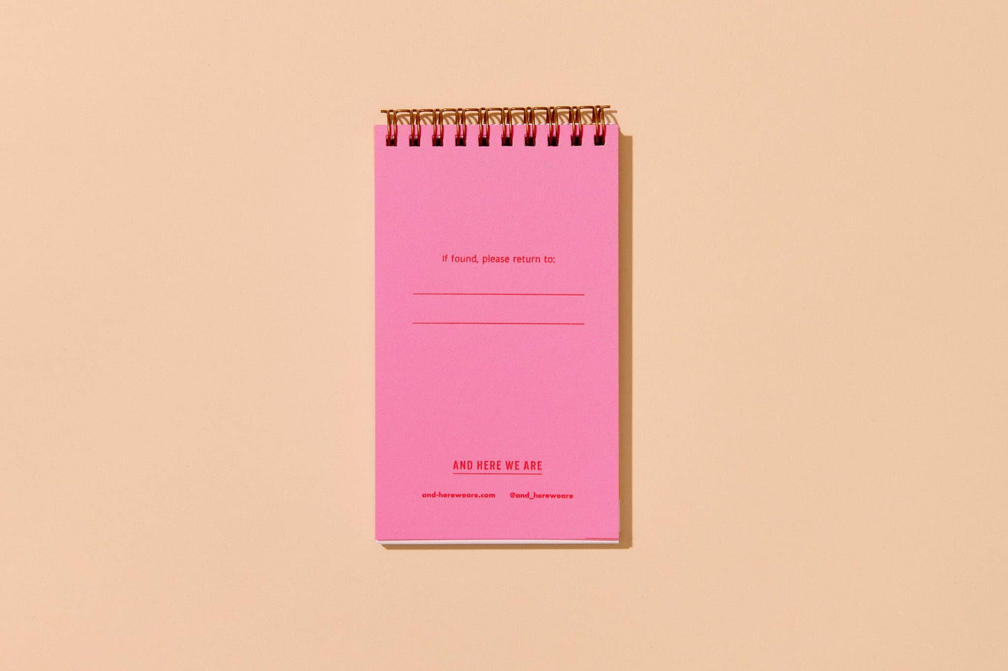 Farfalle Bowtie Pasta Letterpress Pocket Notebook