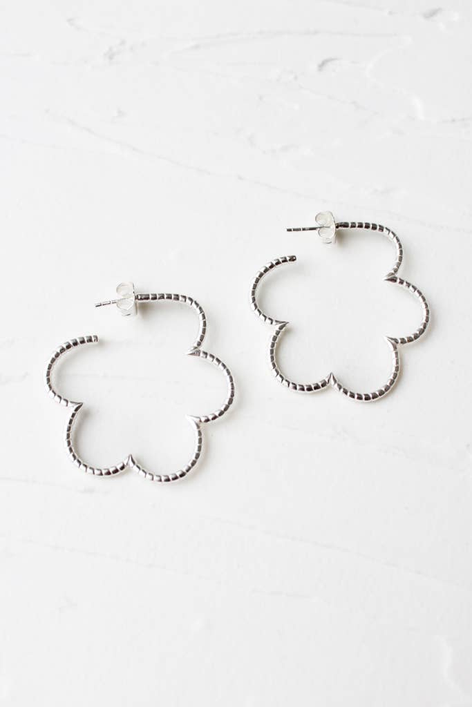 Crowned Free - Elevate Earrings - Silver