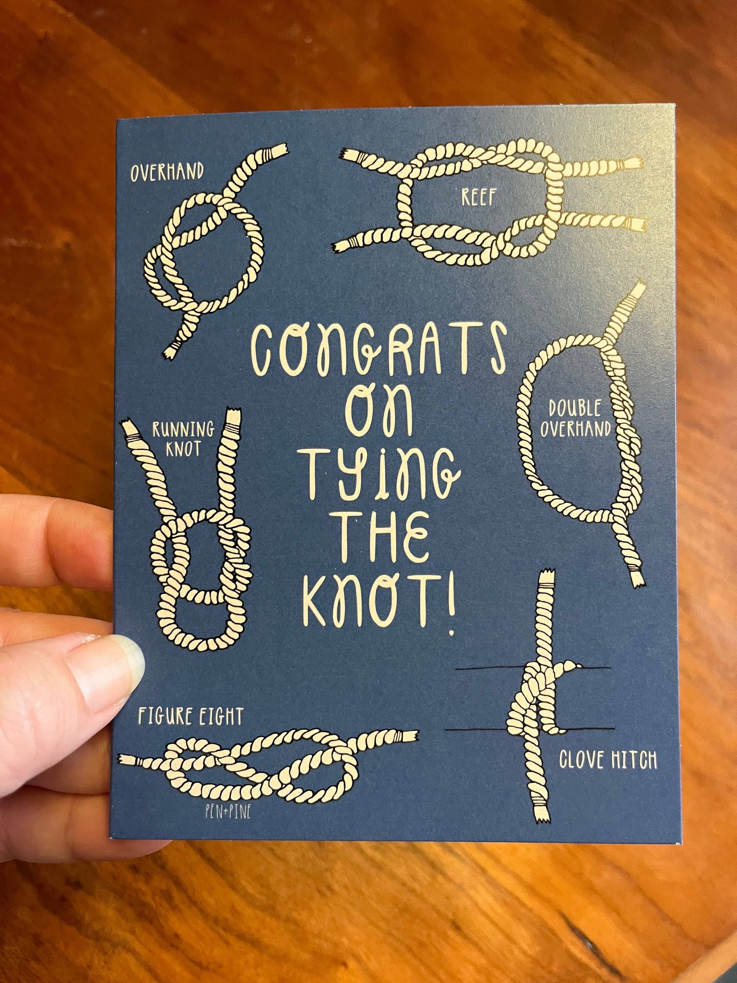 Congrats on Tying the Knot Card