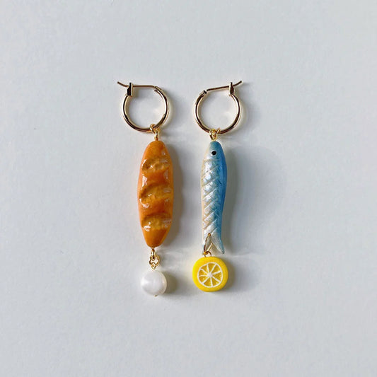 Fancy Fish Dinner Earrings - Warm Clay Co.