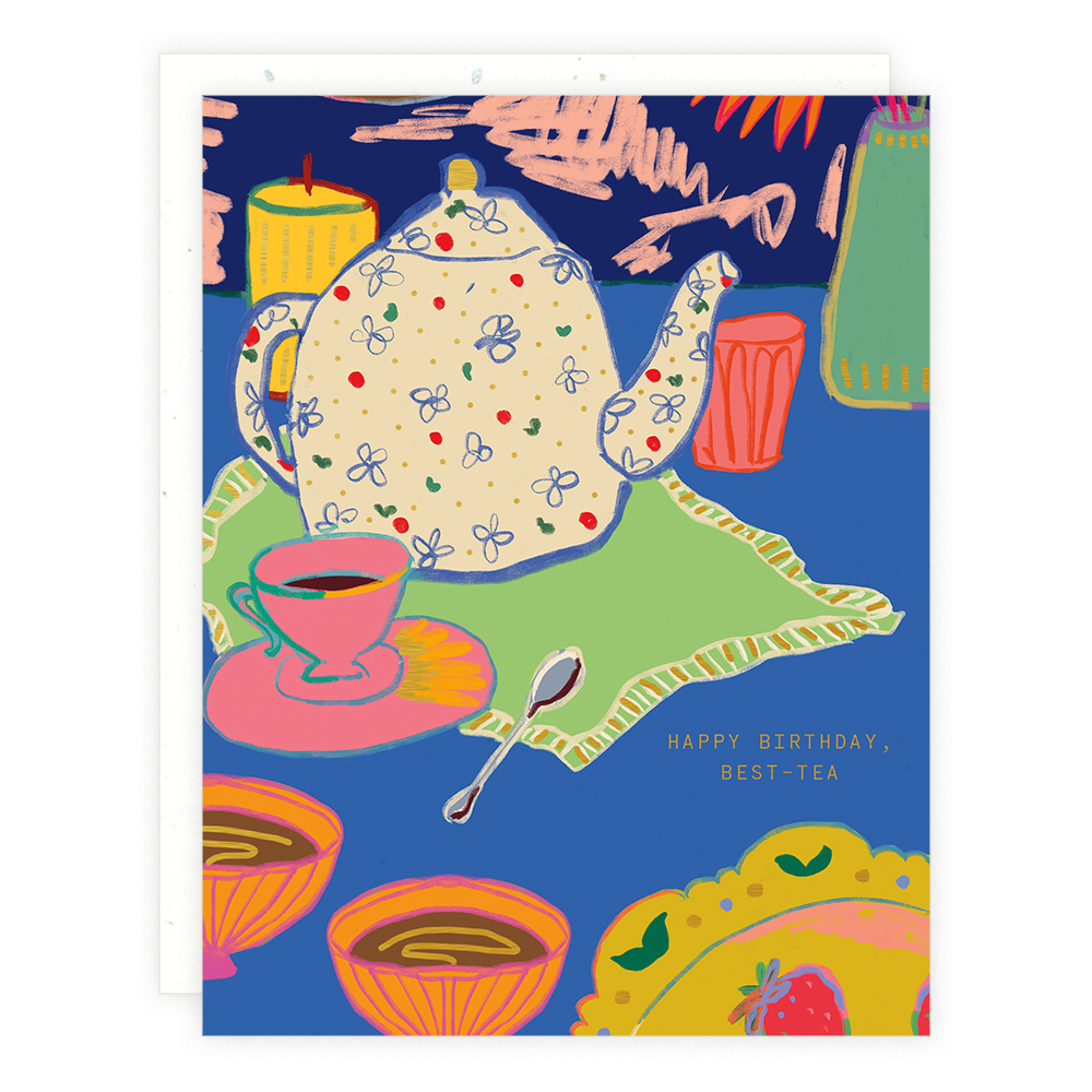 Best-Tea Birthday Card