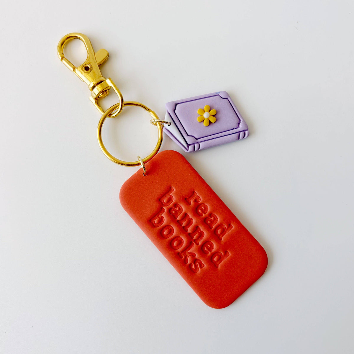 Read Banned Books Keychain- Meadow & Mae