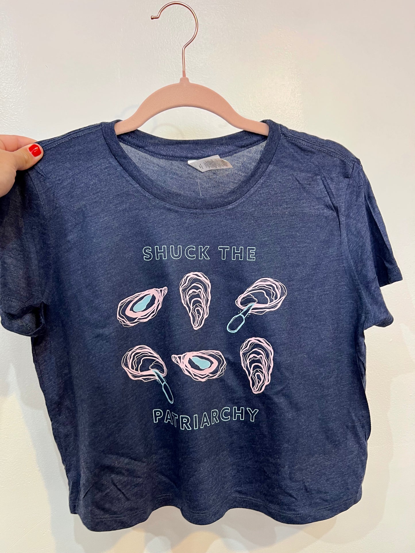 Shuck the Patriarchy Crop Tee