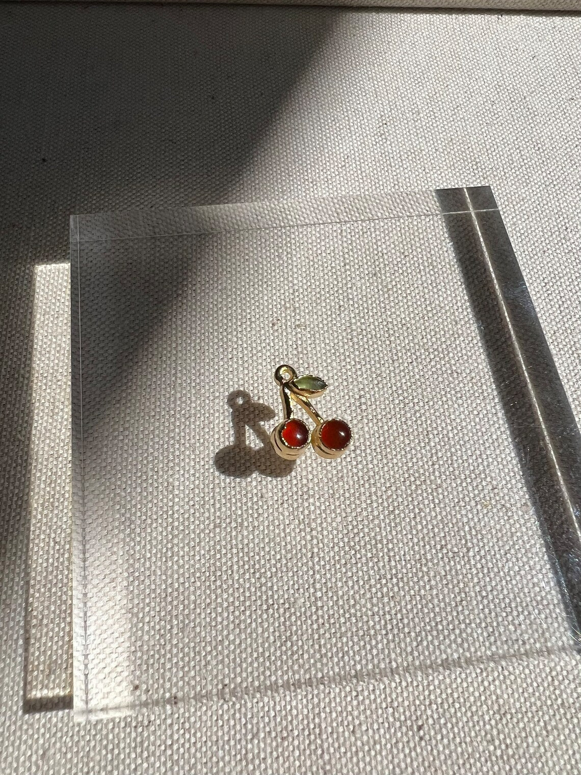 Lazuli - Cherry Stud Earrings