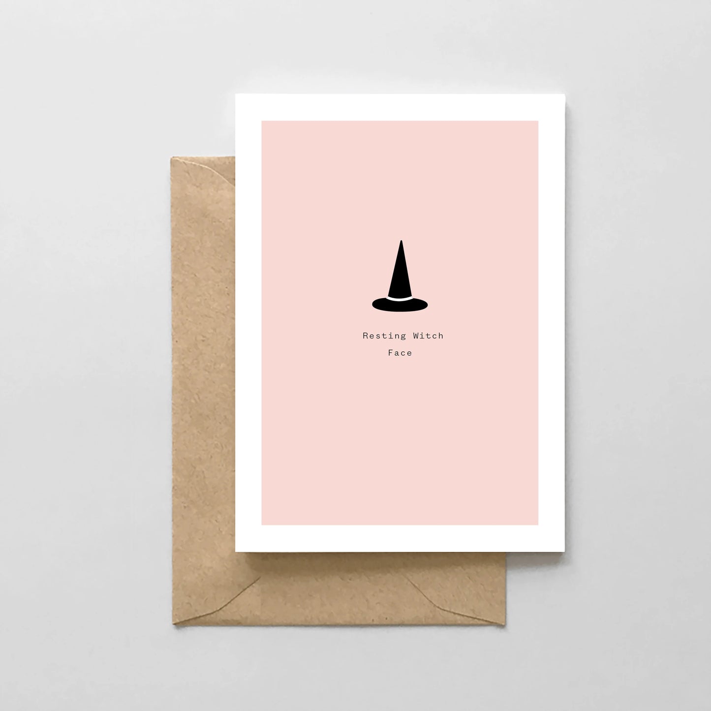 Resting Witch Face Card