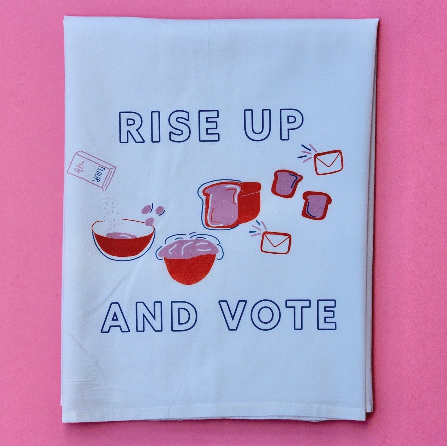 Rise Up and Vote Tea Towel